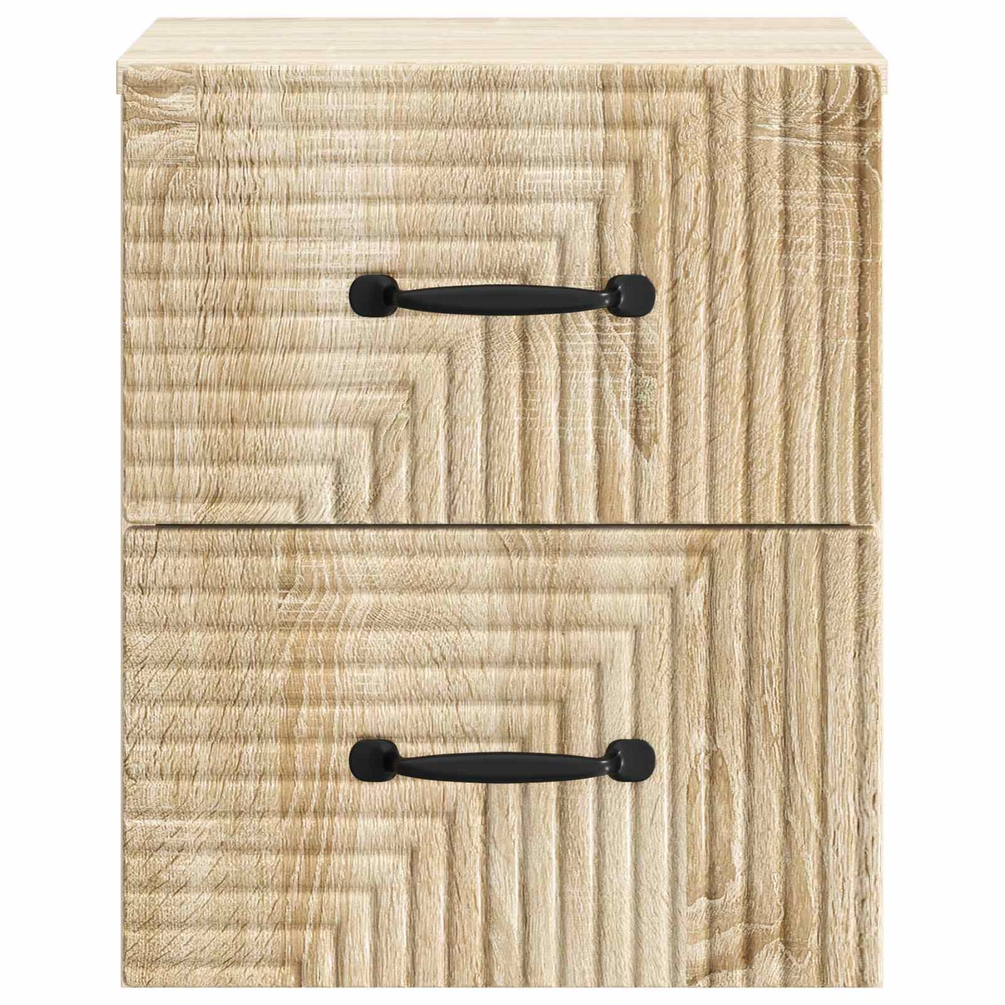Wall-Mounted Bedside Cabinet Sonoma Oak 34.5 x 33 x 40 cm