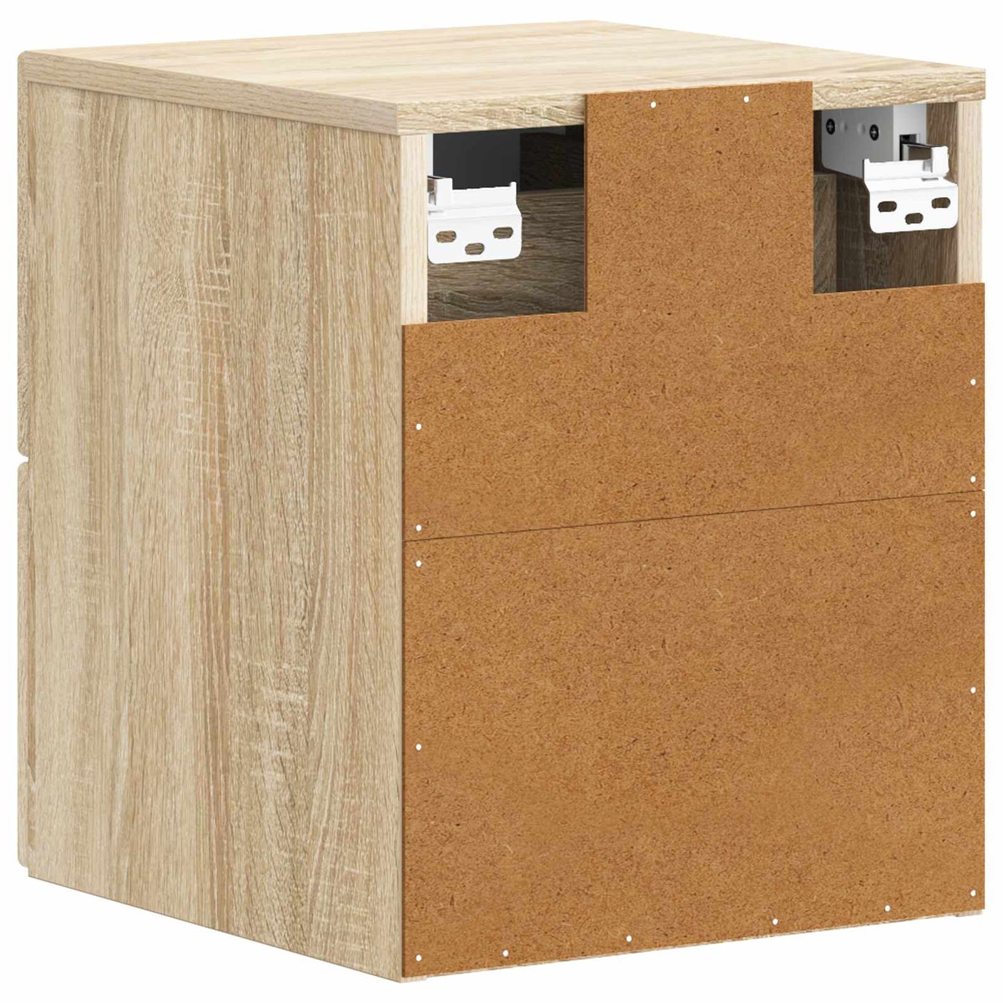 Wall-Mounted Bedside Cabinet 2 pcs Sonoma Oak 34.5 x 33 x 40 cm