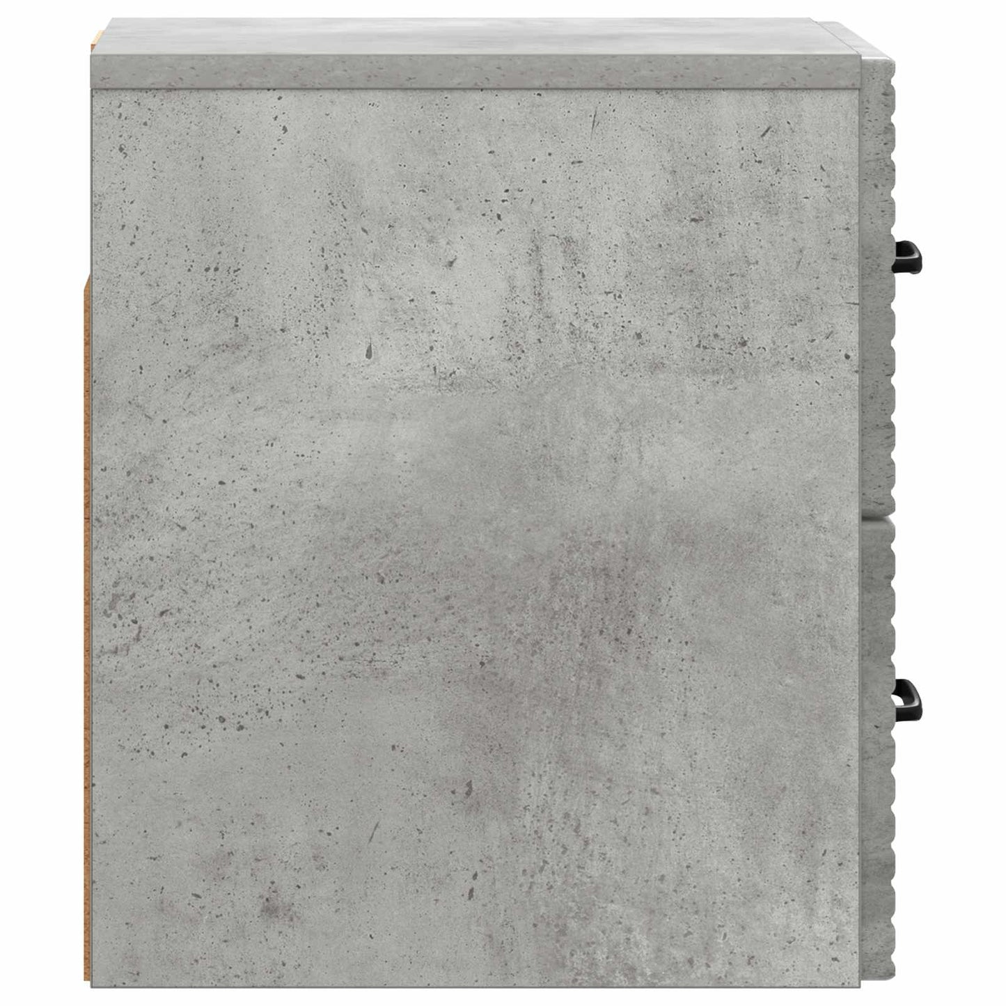 Wall-Mounted Bedside Cabinet with Drawer 2 pcs Concrete Grey