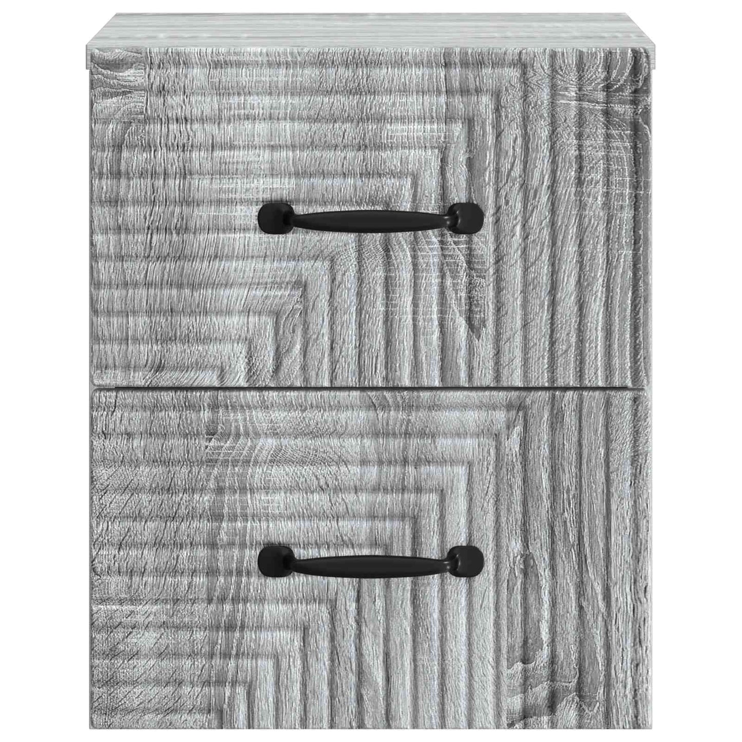 Wall-Mounted Bedside Cabinet Grey Sonoma 34.5 x 33 x 40 cm