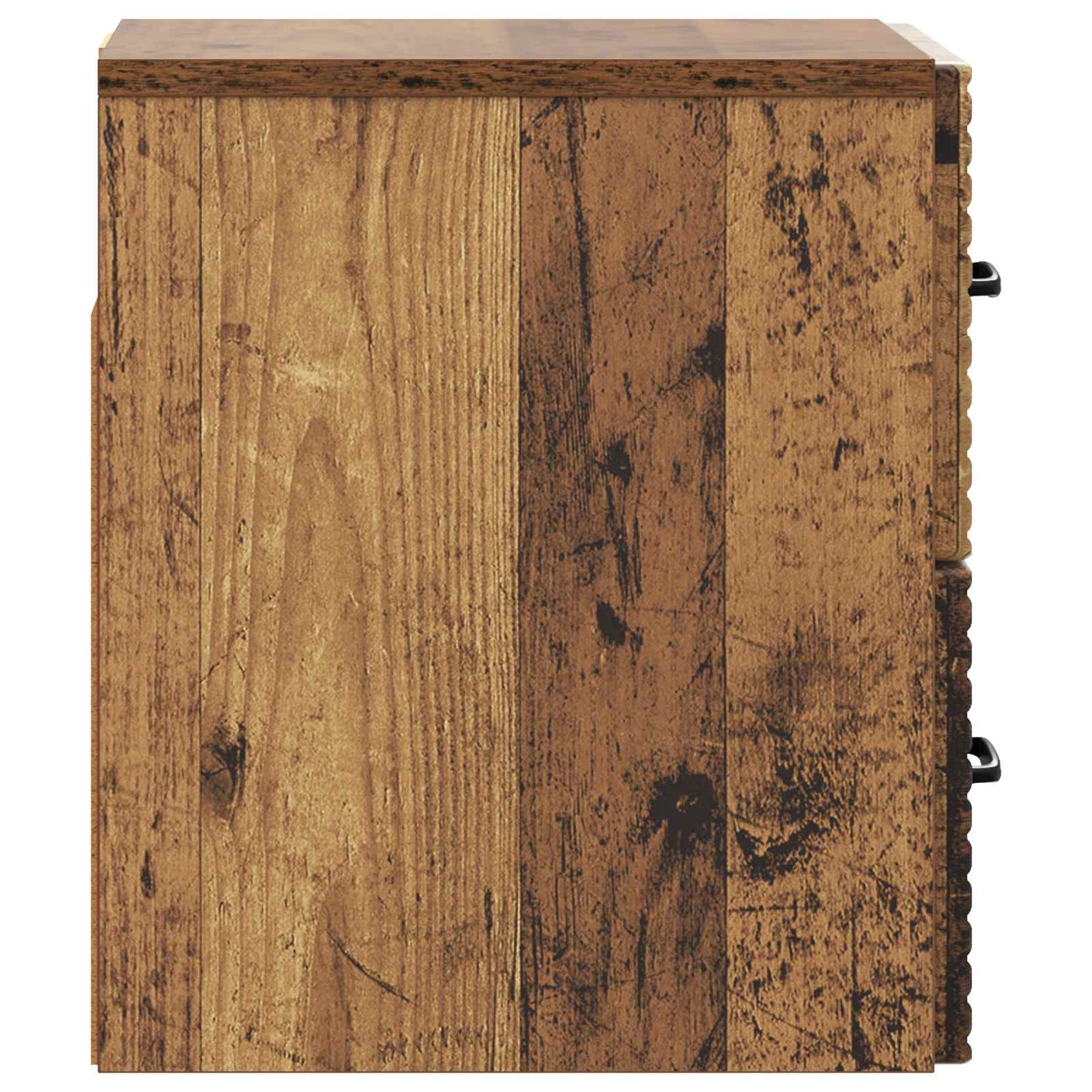 Wall-Mounted Bedside Cabinet Old Wood 34.5 x 33 x 40 cm