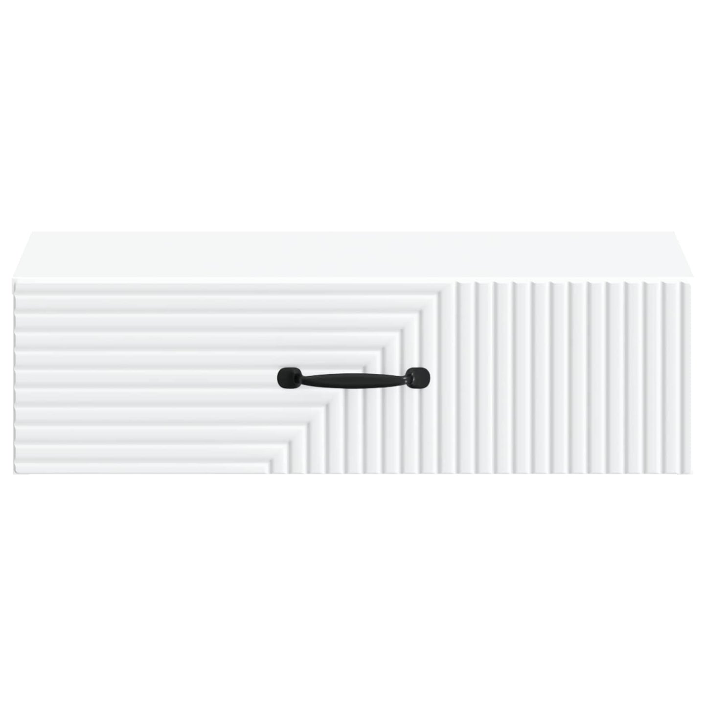 Wall-Mounted Side Table White 59 x 34.5 x 17 cm Engineered Wood