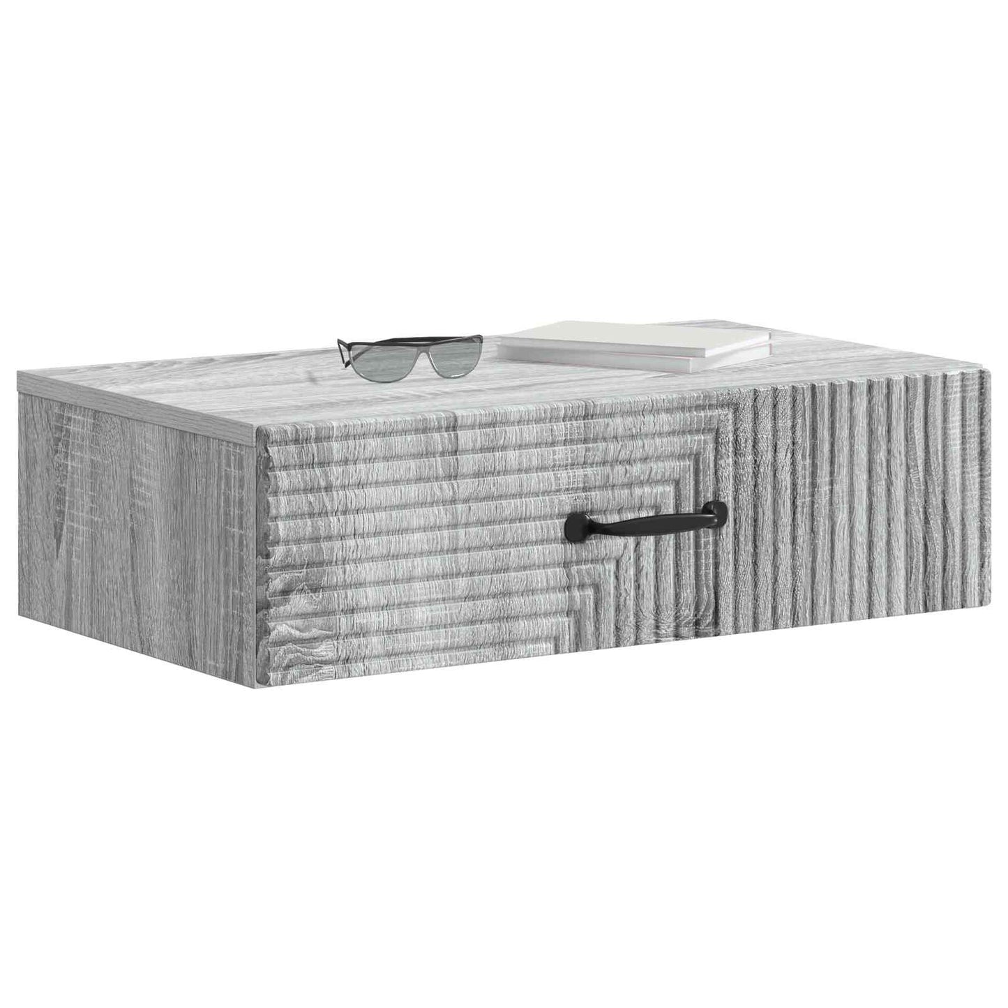 Wall-Mounted Side Table 59 x 34.5 x 17 cm Engineered Wood