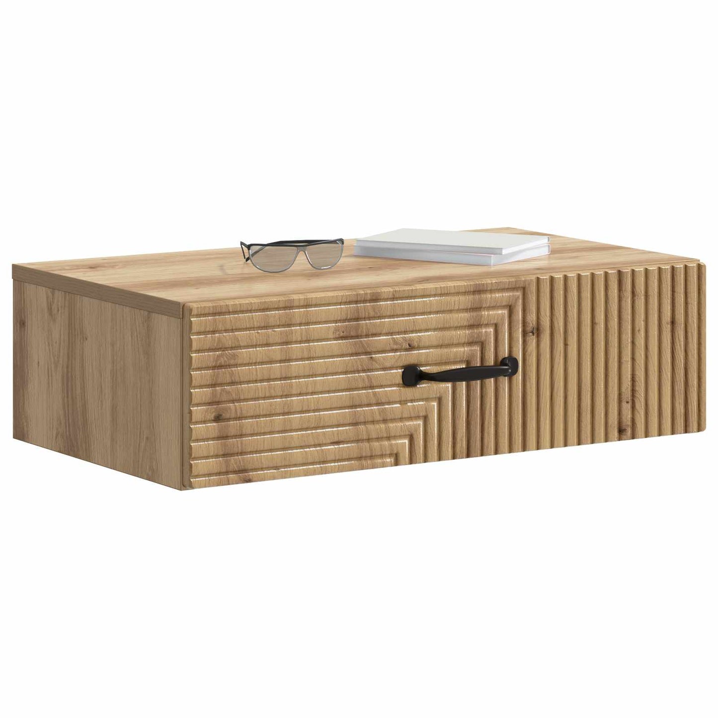 Wall-Mounted Side Table Artisan Oak 59 x 34.5 x 17 cm