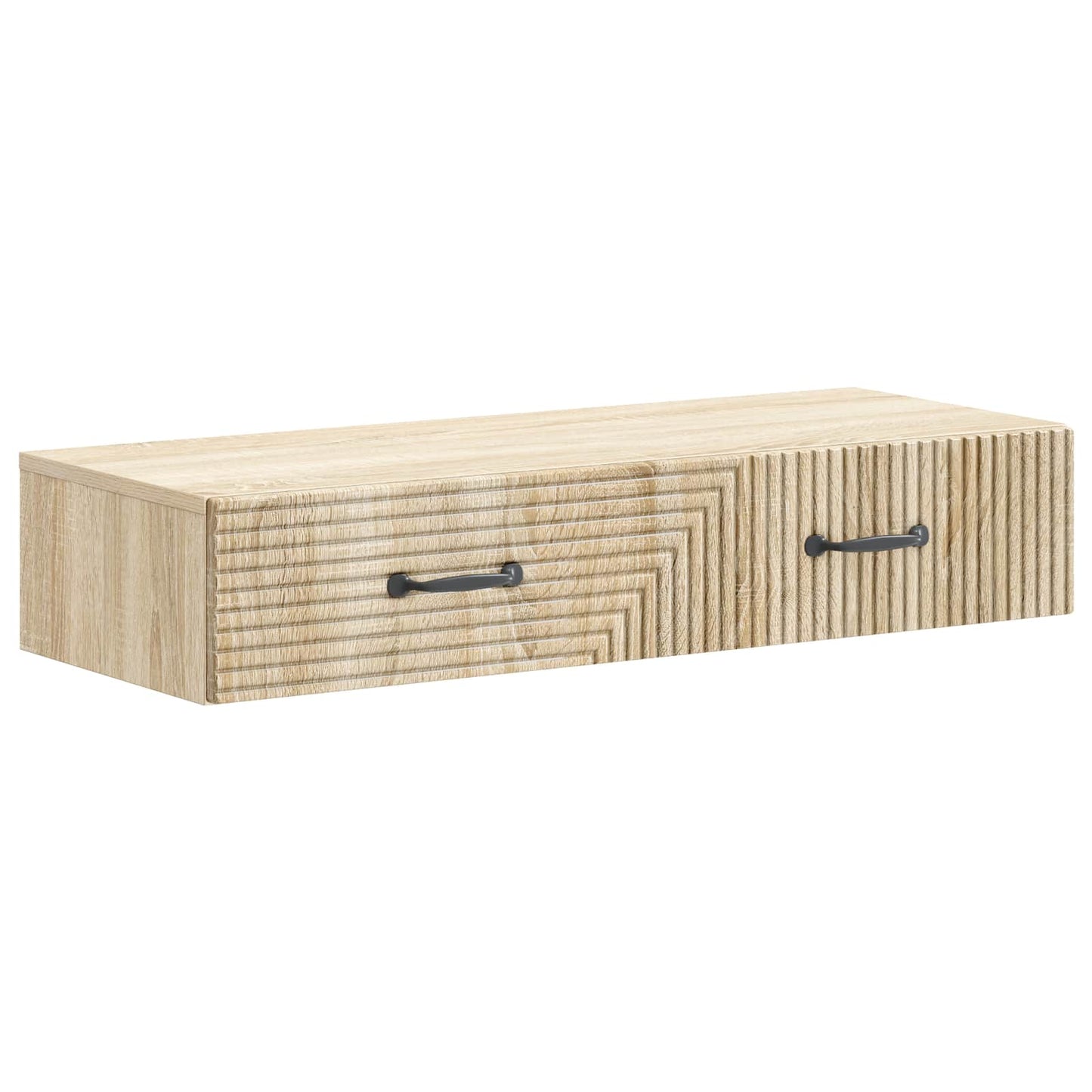 Wall-Mounted Side Table Sonoma Oak 87.5 x 34.5 x 17 cm