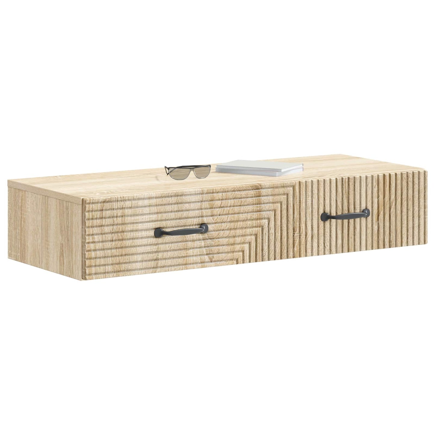 Wall-Mounted Side Table Sonoma Oak 87.5 x 34.5 x 17 cm