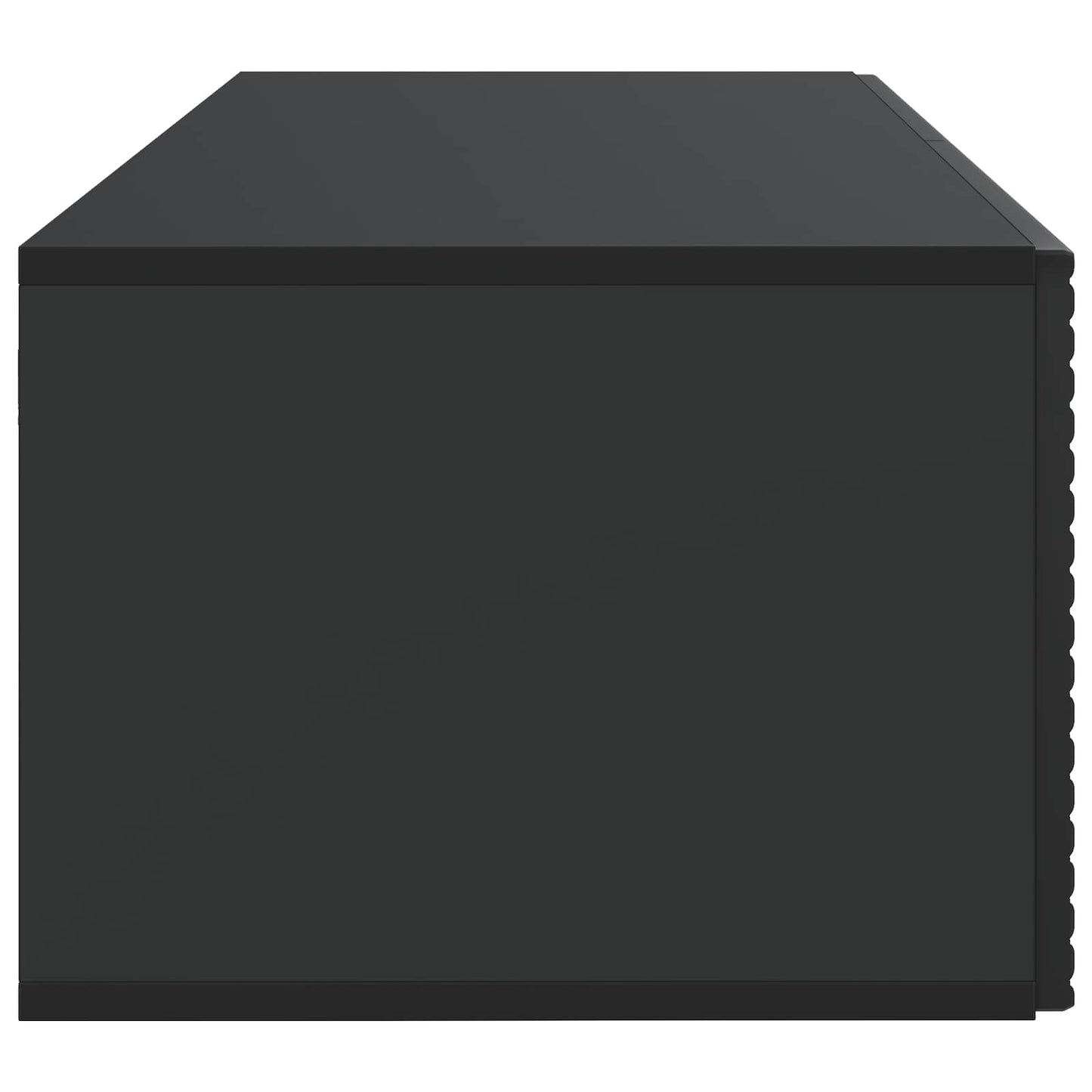 Wall-Mounted TV Cabinet Black 78.5 x 41 x 30 cm Engineered Wood