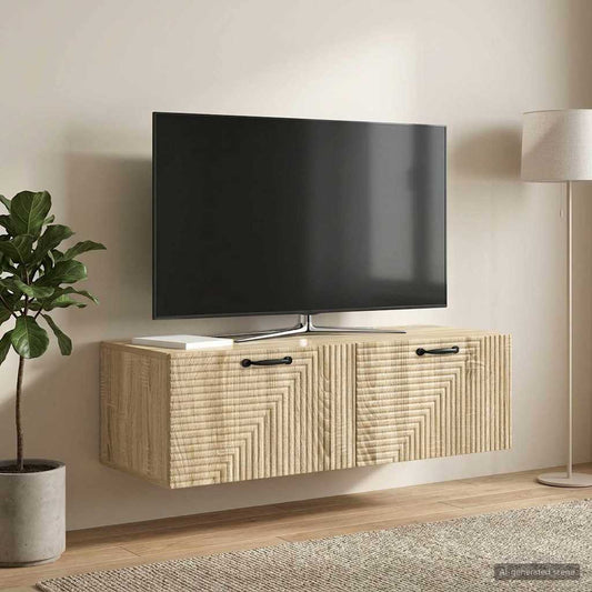 Wall-Mounted TV Cabinet Wall-mounted Sonoma Oak 98 x 41 x 30 cm