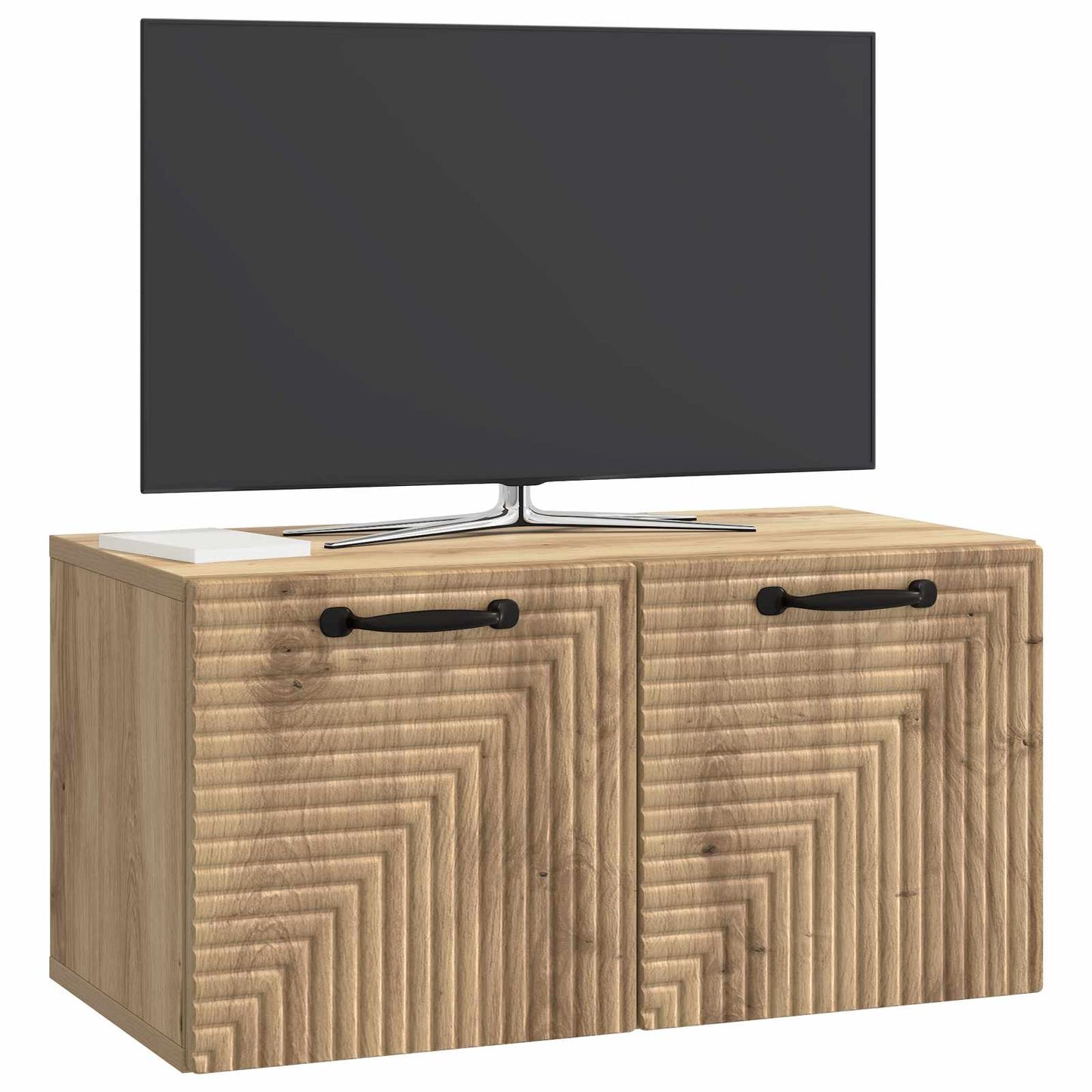 Wall-Mounted TV Cabinet 59.5 x 31 x 30 cm Artisan Oak