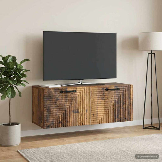 Wall-Mounted TV Cabinet Wall-mounted Old Wood 78.5 x 31 x 30 cm