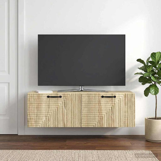 Wall-Mounted TV Cabinet Wall-mounted Sonoma Oak 98 x 31 x 30 cm