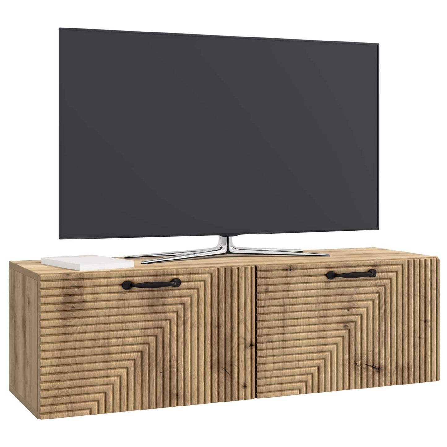 Wall-Mounted TV Cabinet 98 x 31 x 30 cm Artisan Oak