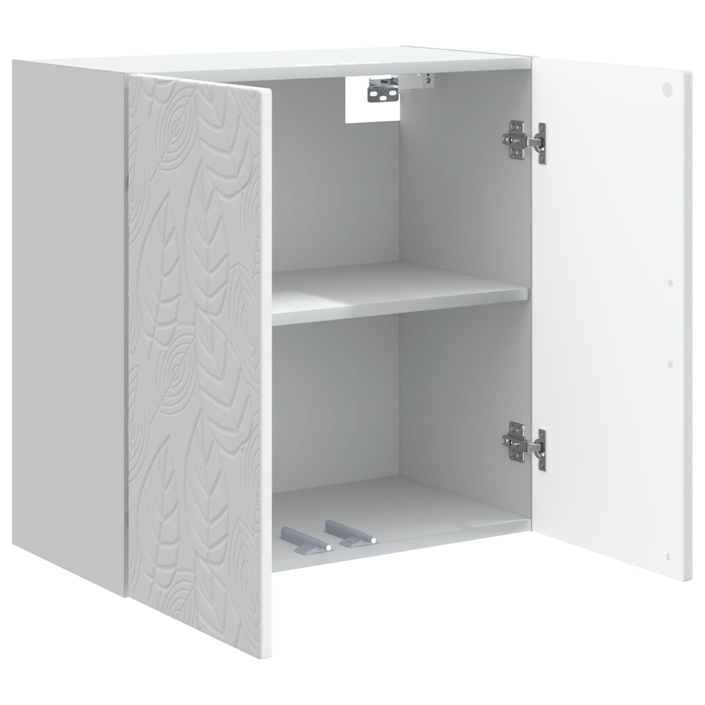 Wall-Mounted Cabinet White 59 x 31 x 60 cm Engineered Wood