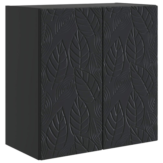 Wall-Mounted Cabinet Black 59 x 31 x 60 cm Engineered Wood