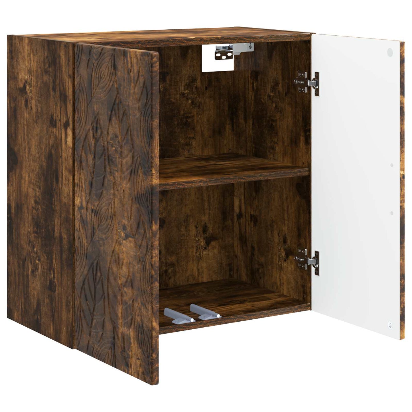 Wall-Mounted Cabinet 59 x 31 x 60 cm Engineered Wood Smoked Oak
