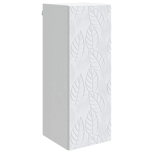 Wall-Mounted Cabinet White 33 x 34.5 x 90 cm Engineered Wood