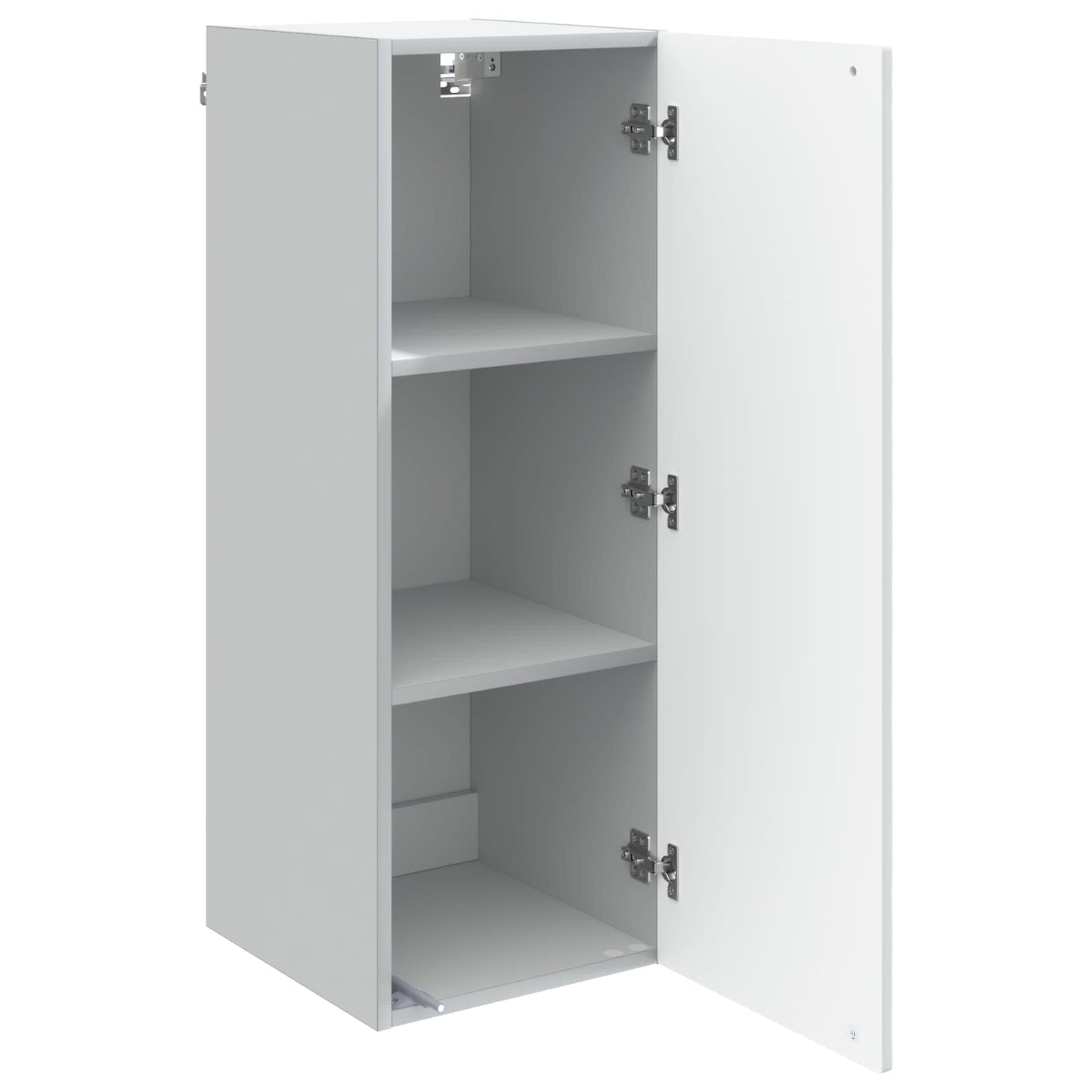 Wall-Mounted Cabinet White 33 x 34.5 x 90 cm Engineered Wood