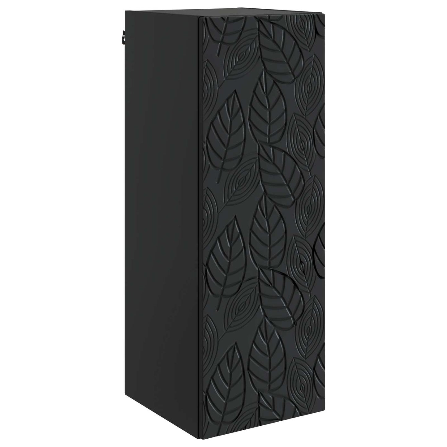 Wall-Mounted Cabinet Black 33 x 34.5 x 90 cm Engineered Wood