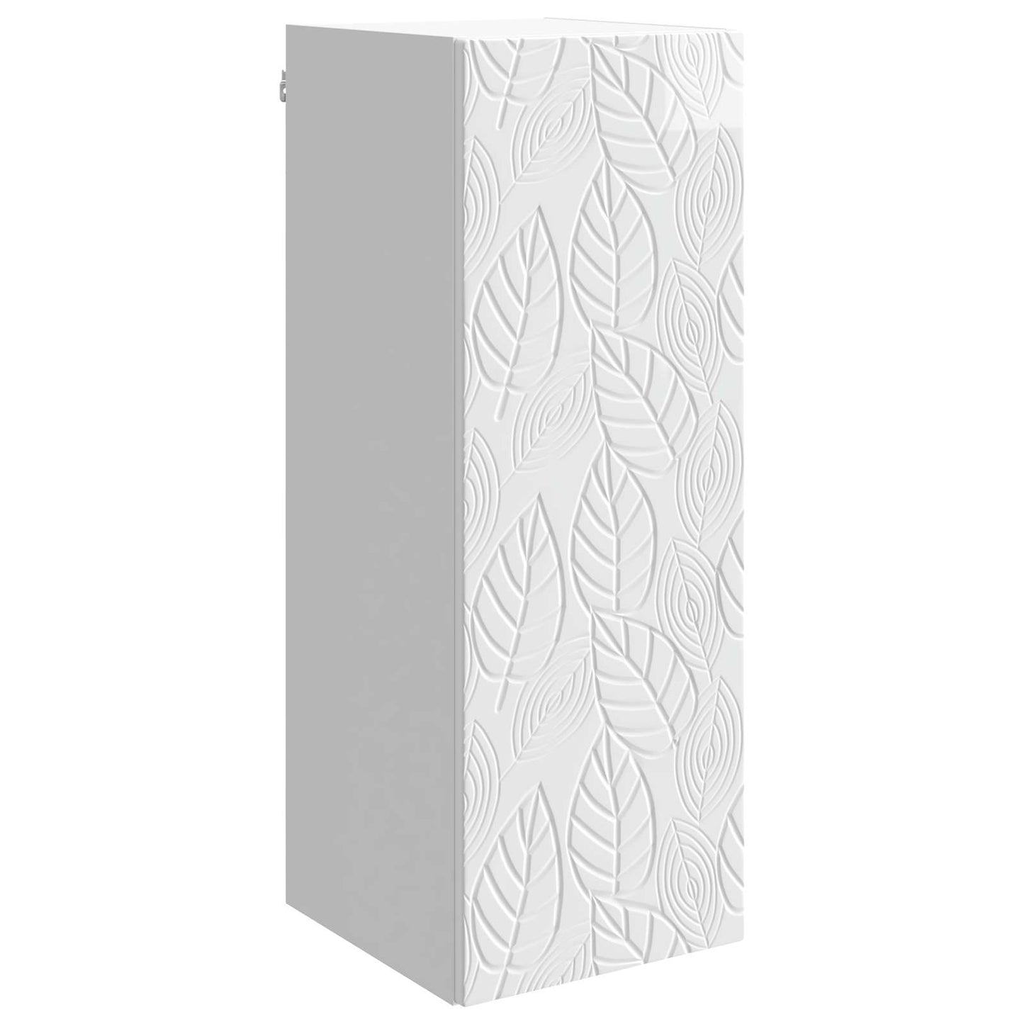 Wall-Mounted Cabinet High Gloss White 33 x 34.5 x 90 cm