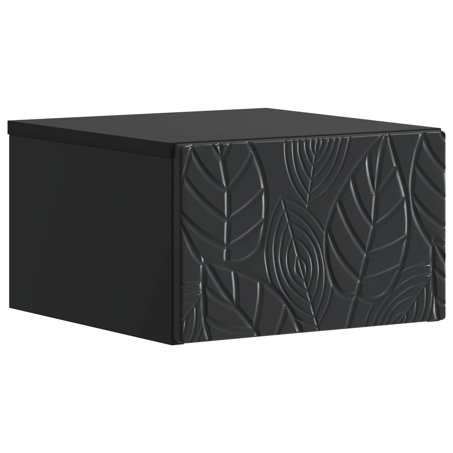 Wall-Mounted Side Table 2 pcs Black 34.5 x 33 x 20 cm