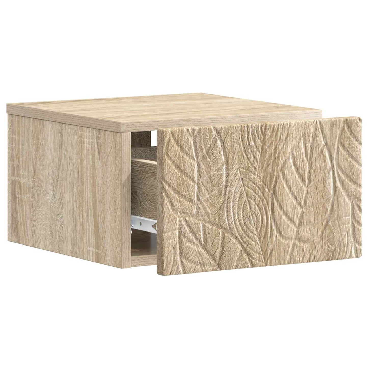 Wall-Mounted Side Table Sonoma Oak 34.5 x 33 x 20 cm
