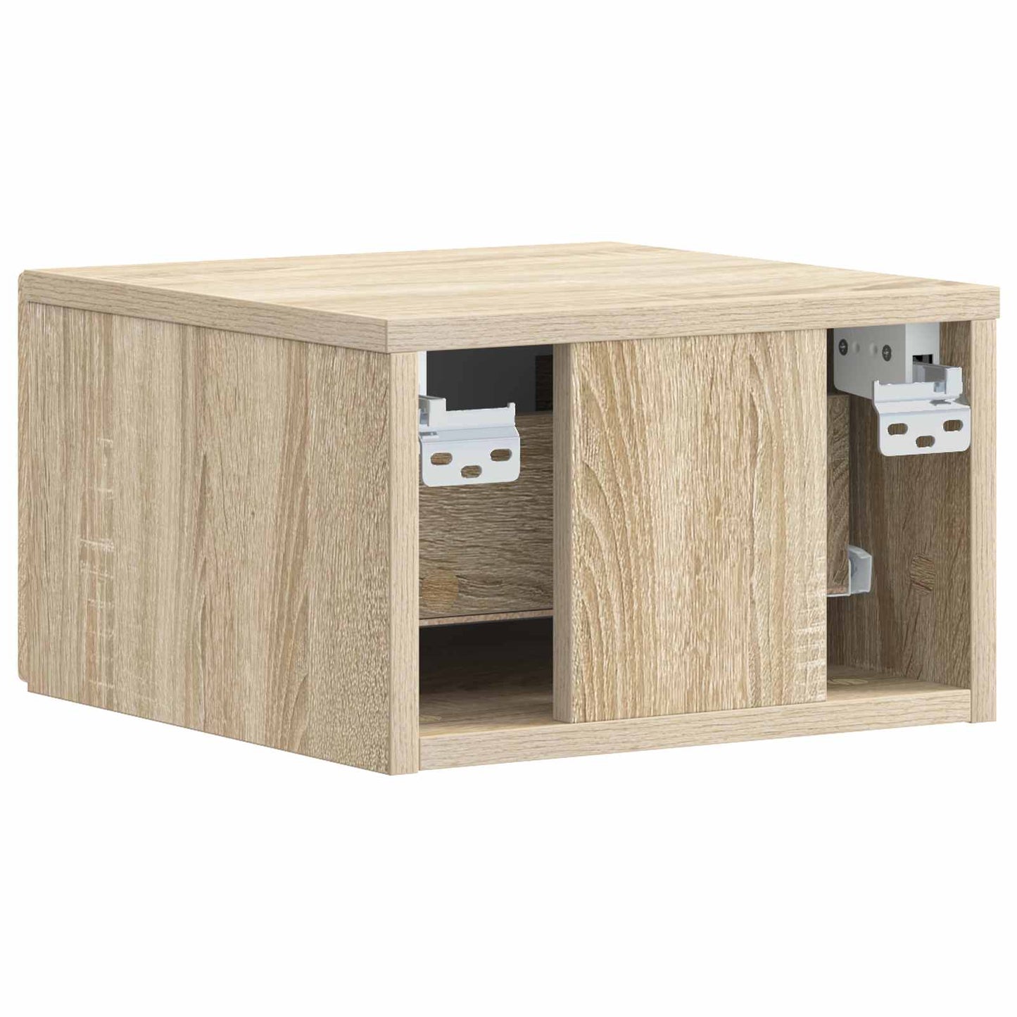 Wall-Mounted Side Table 2 pcs Sonoma Oak 34.5 x 33 x 20 cm