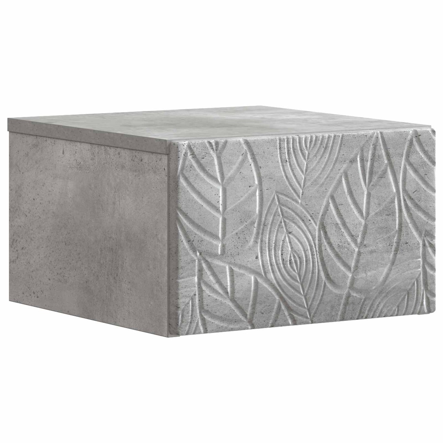 Wall-Mounted Side Table 2 pcs Concrete Grey 34.5 x 33 x 20 cm