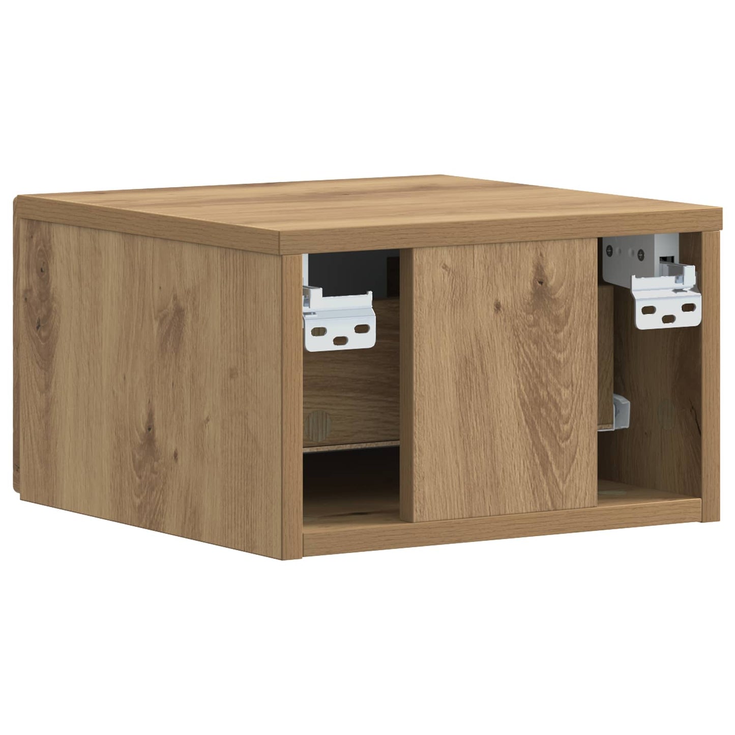 Wall-Mounted Side Table 2 pcs Artisan Oak 34.5 x 33 x 20 cm