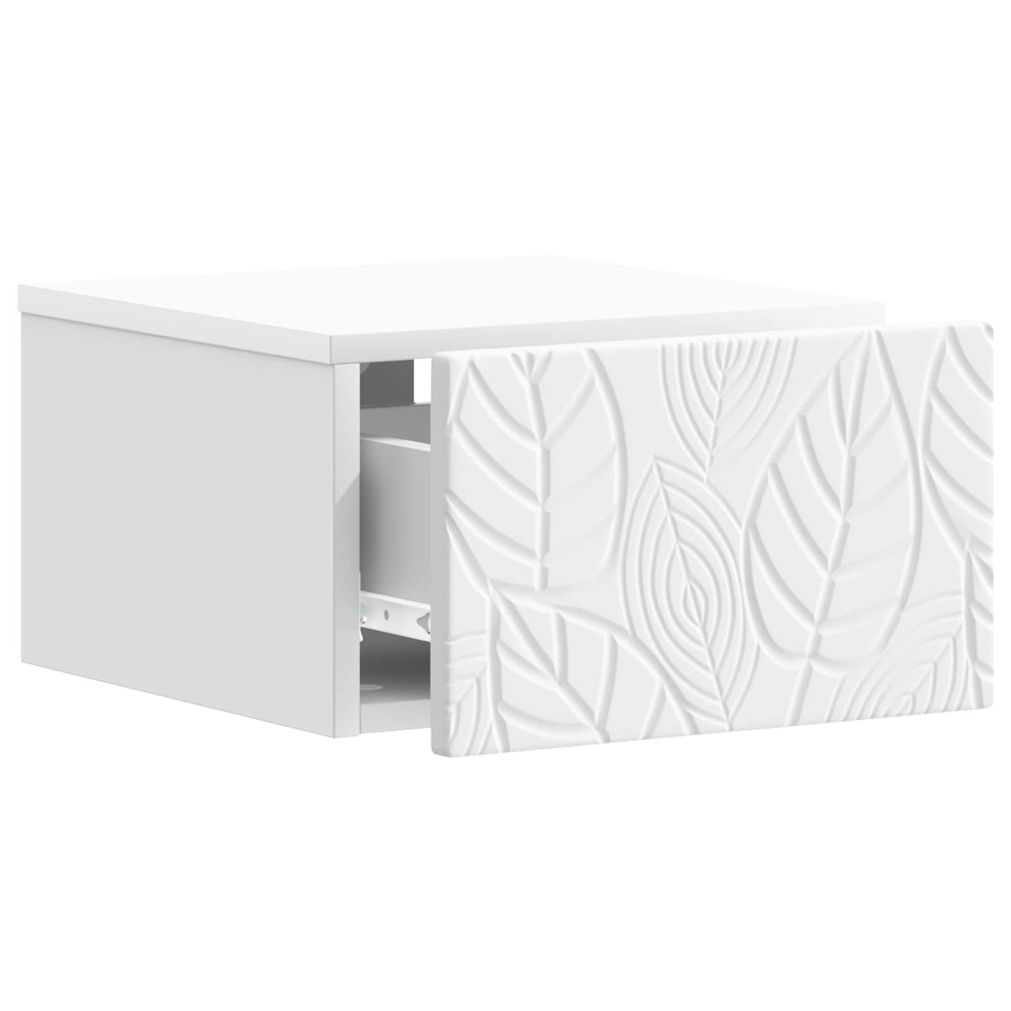Wall-Mounted Bedside Cabinet 2 pcs White 49 x 34.5 x 20 cm