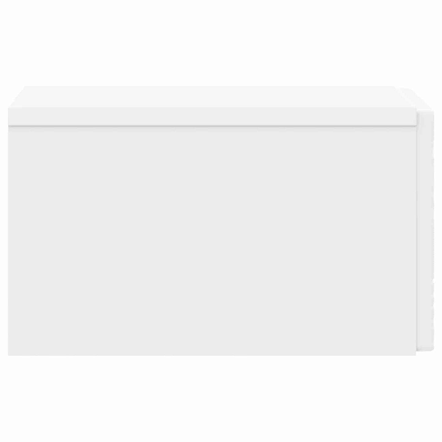 Wall-Mounted Bedside Cabinet 2 pcs White 49 x 34.5 x 20 cm