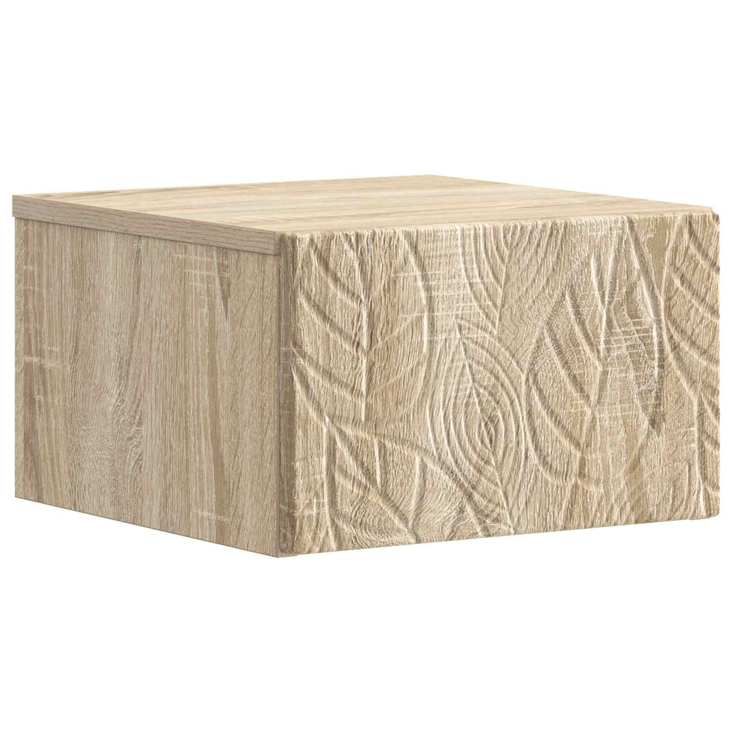 Wall-Mounted Bedside Cabinet 2 pcs Sonoma Oak 49 x 34.5 x 20 cm