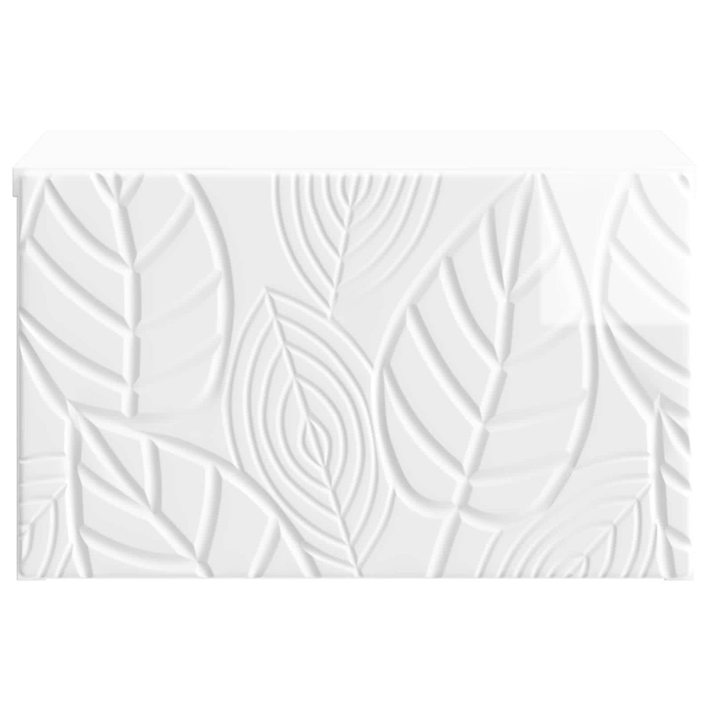 Wall-Mounted Bedside Cabinet High Gloss White 49 x 34.5 x 20 cm