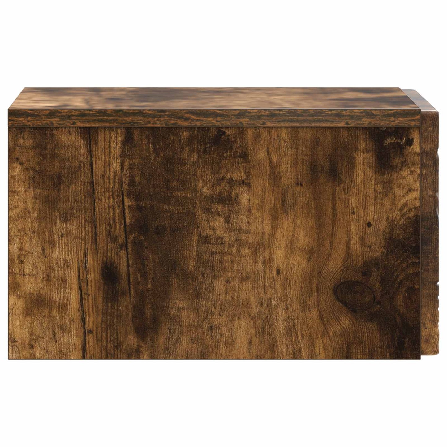 Wall-Mounted Bedside Cabinet Smoked Oak 49 x 34.5 x 20 cm