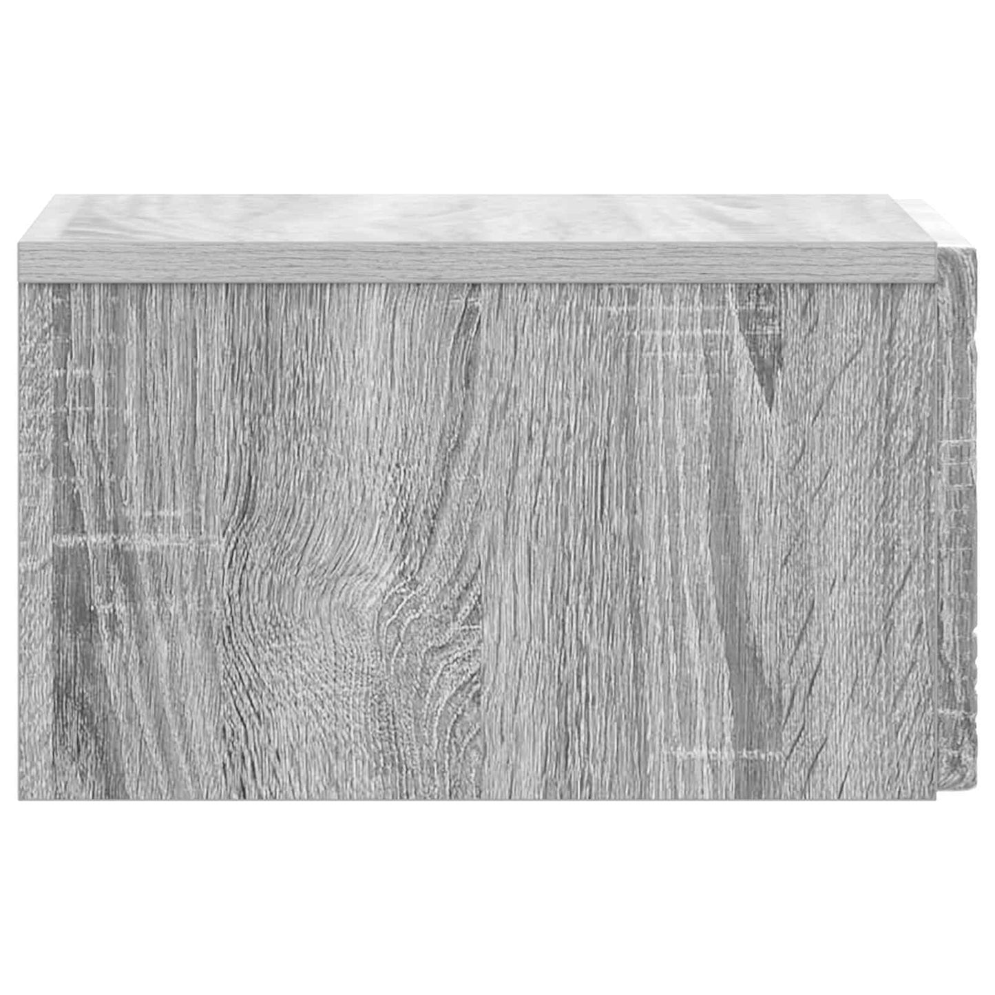 Wall-Mounted Bedside Cabinet 2 pcs Grey Sonoma