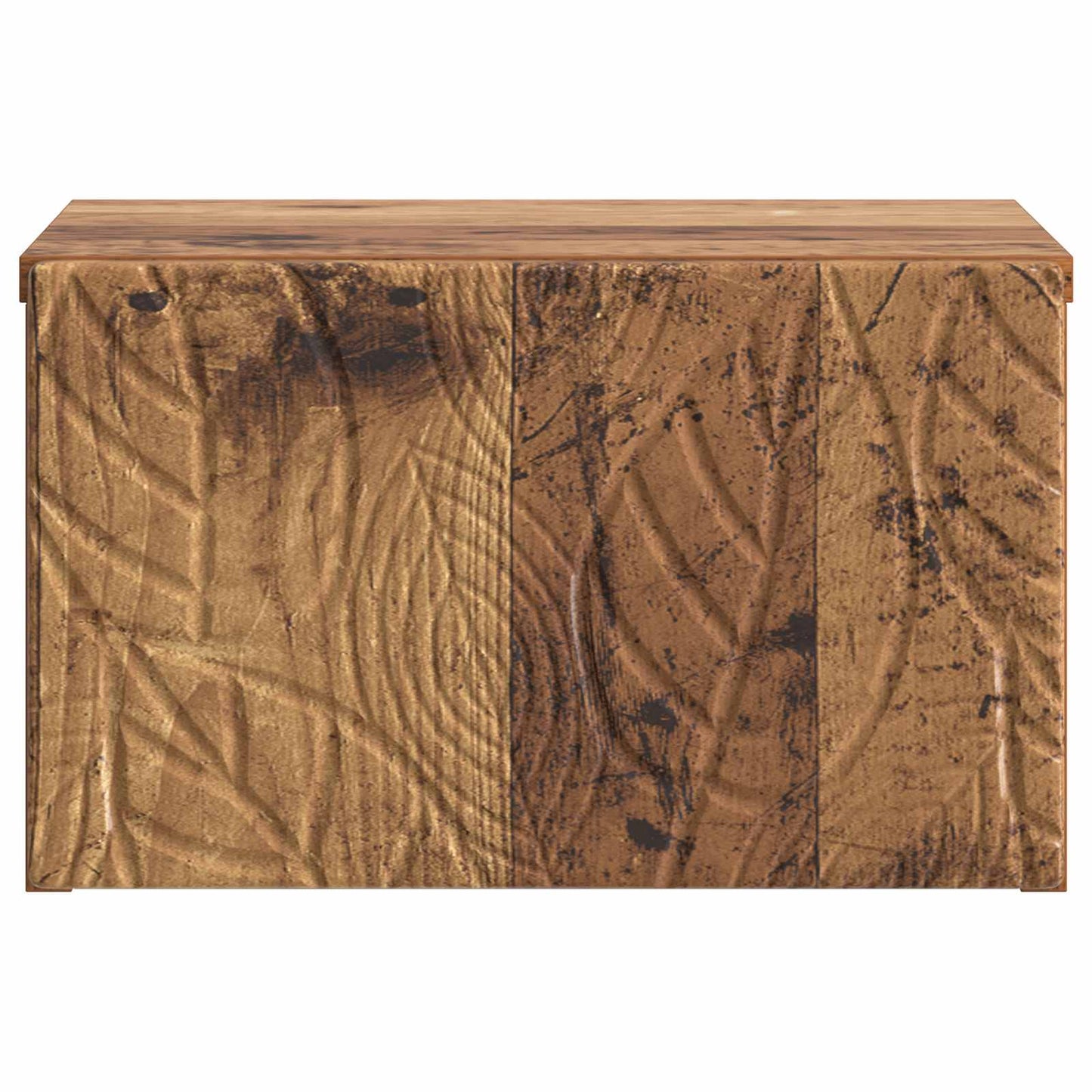 Wall-Mounted Bedside Cabinet Old Wood 49 x 34.5 x 20 cm