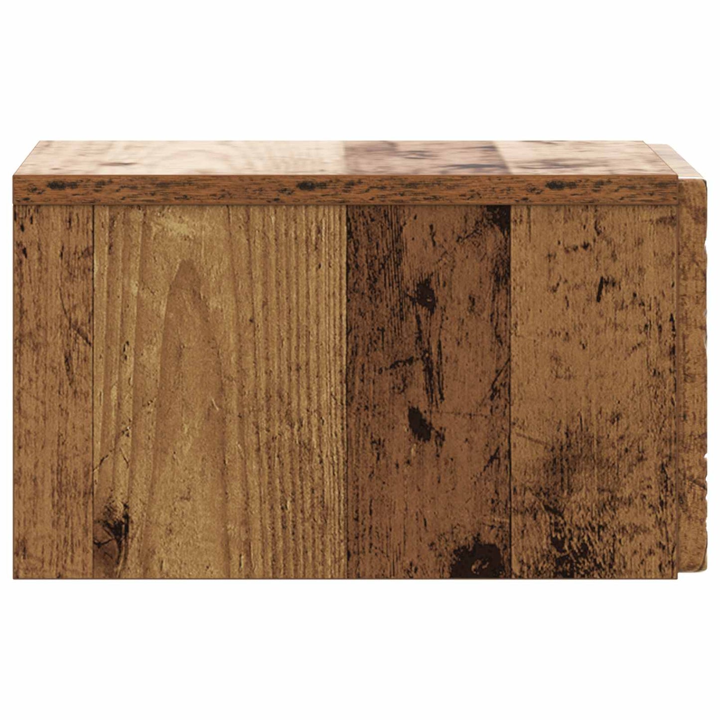 Wall-Mounted Bedside Cabinet Old Wood 49 x 34.5 x 20 cm