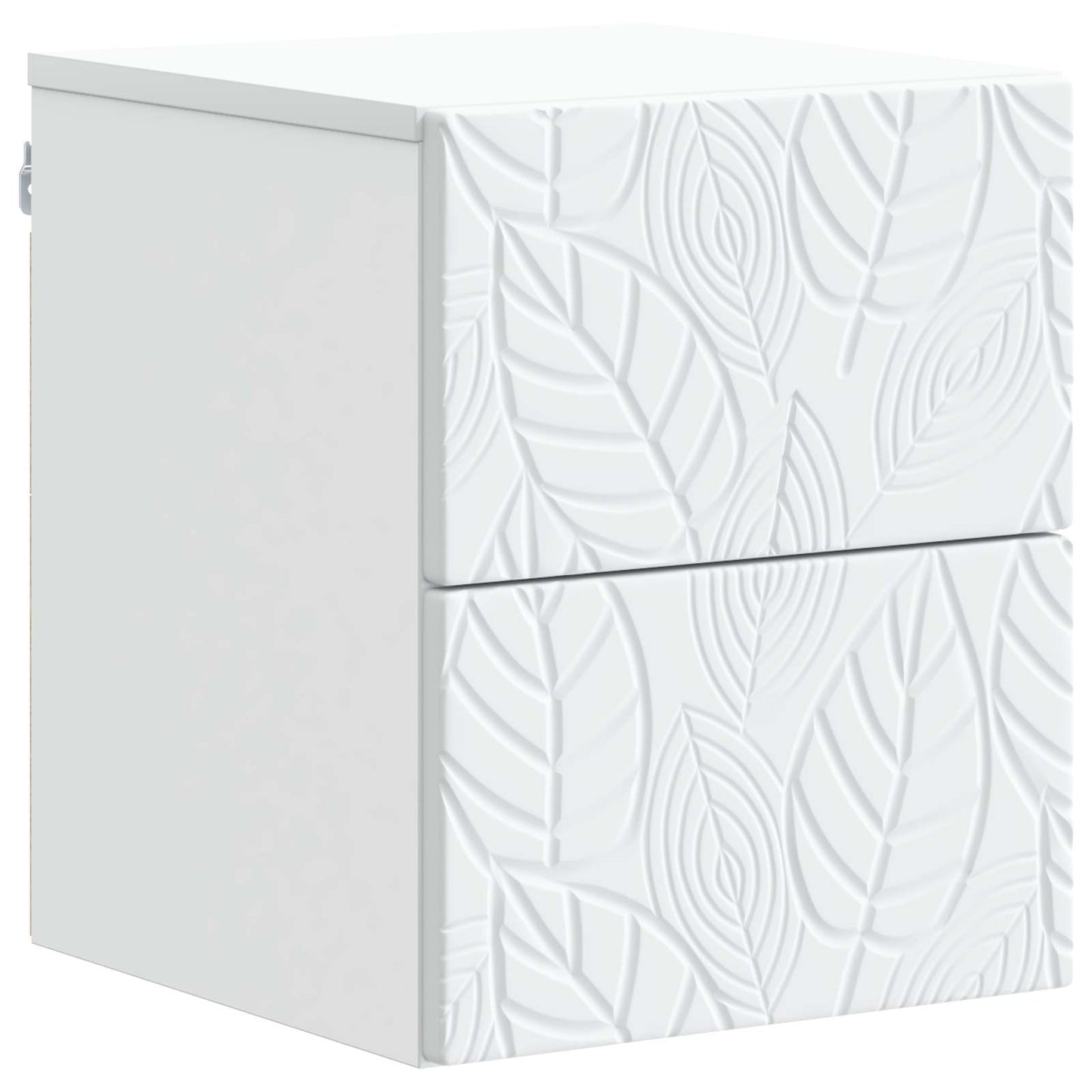 Wall-Mounted Bedside Cabinet 2 pcs White 34.5 x 33 x 40 cm