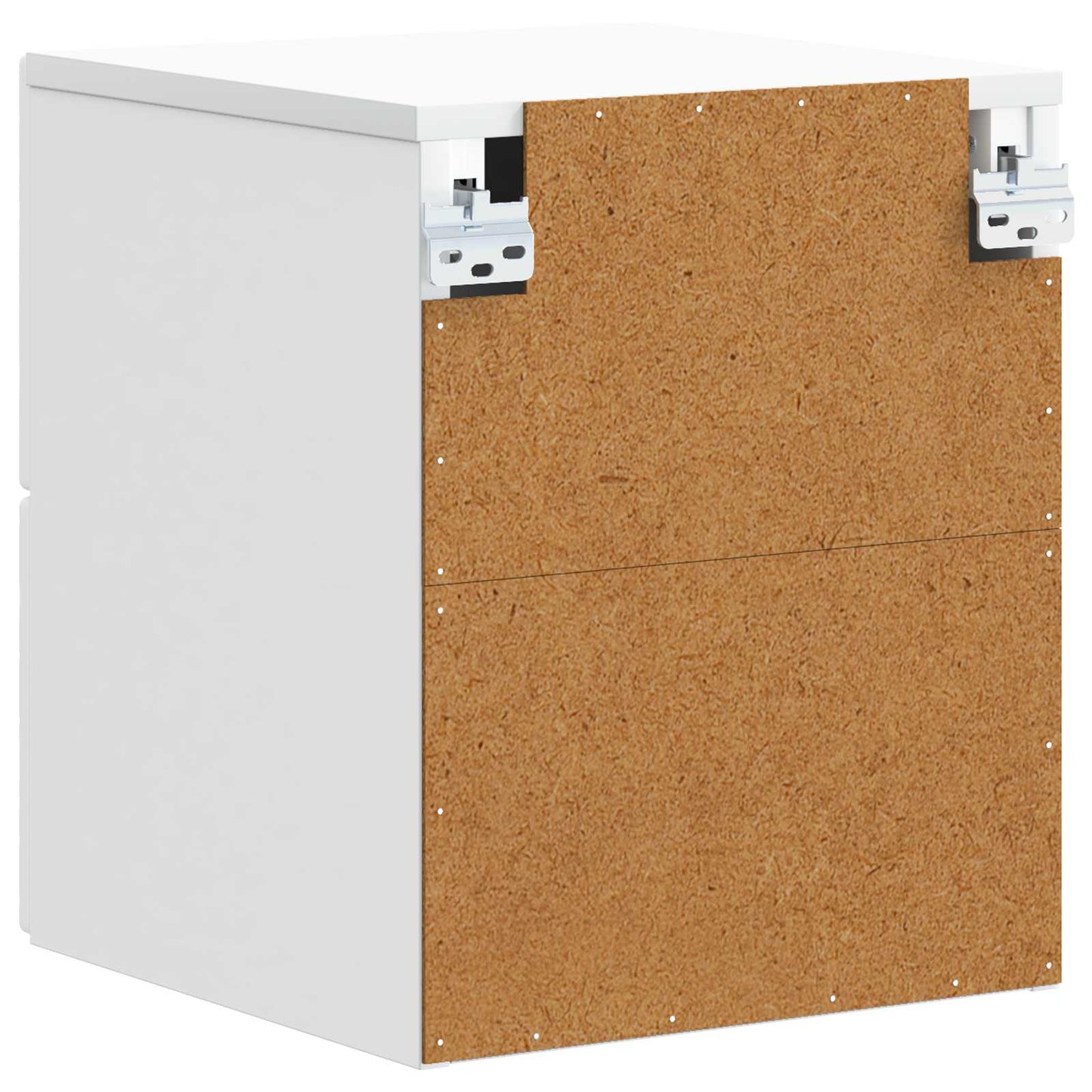 Wall-Mounted Bedside Cabinet 2 pcs White 34.5 x 33 x 40 cm