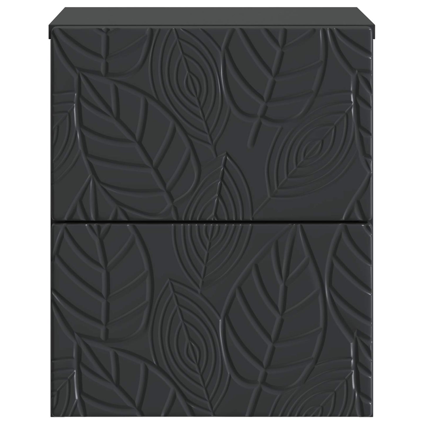 Wall-Mounted Bedside Cabinet Black 34.5 x 33 x 40 cm