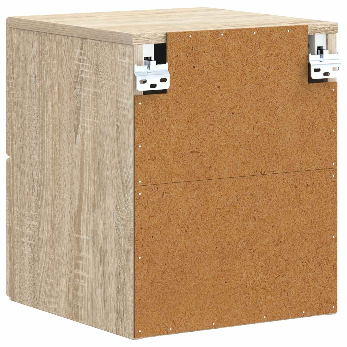 Wall-Mounted Bedside Cabinet Sonoma Oak 34.5 x 33 x 40 cm
