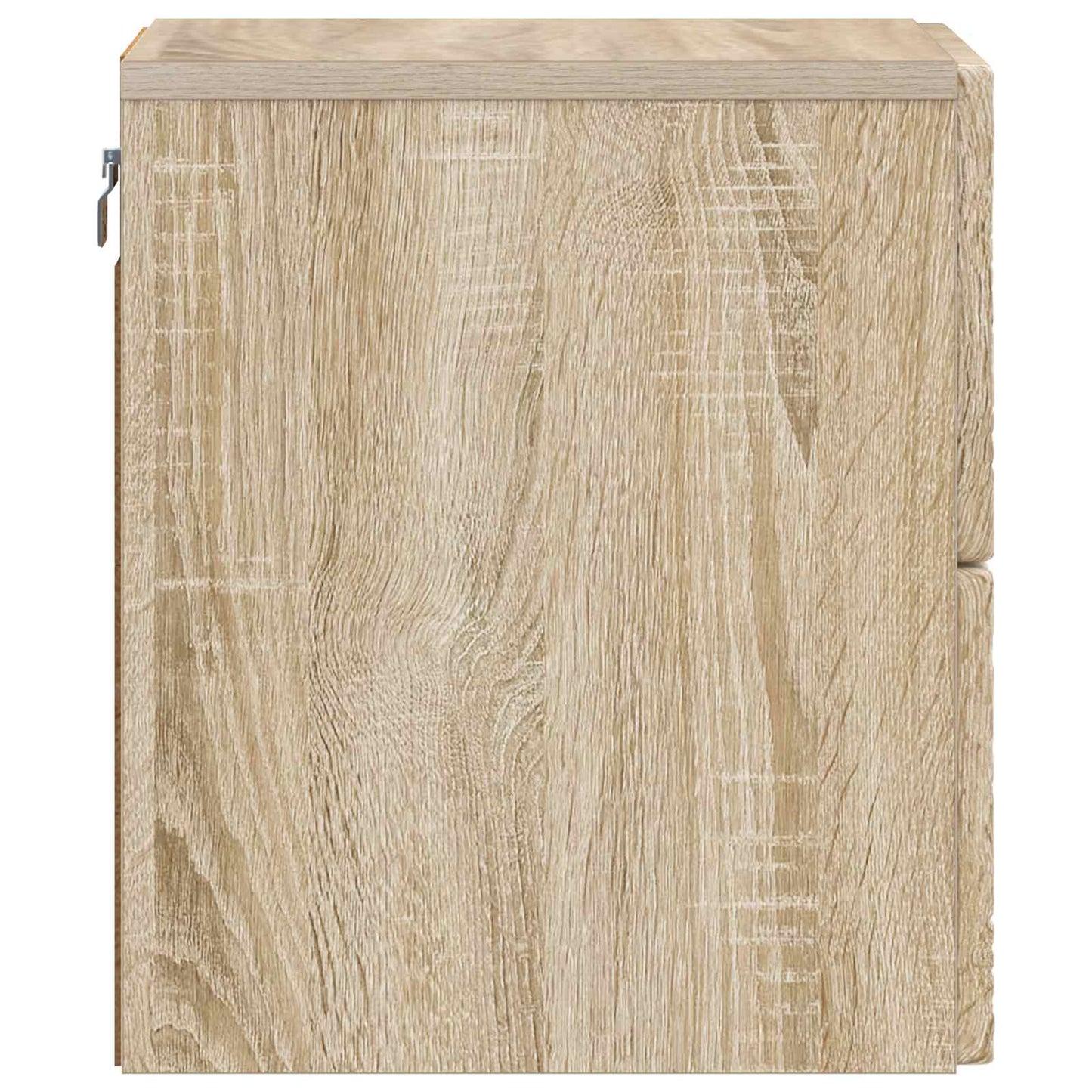 Wall-Mounted Bedside Cabinet Sonoma Oak 34.5 x 33 x 40 cm