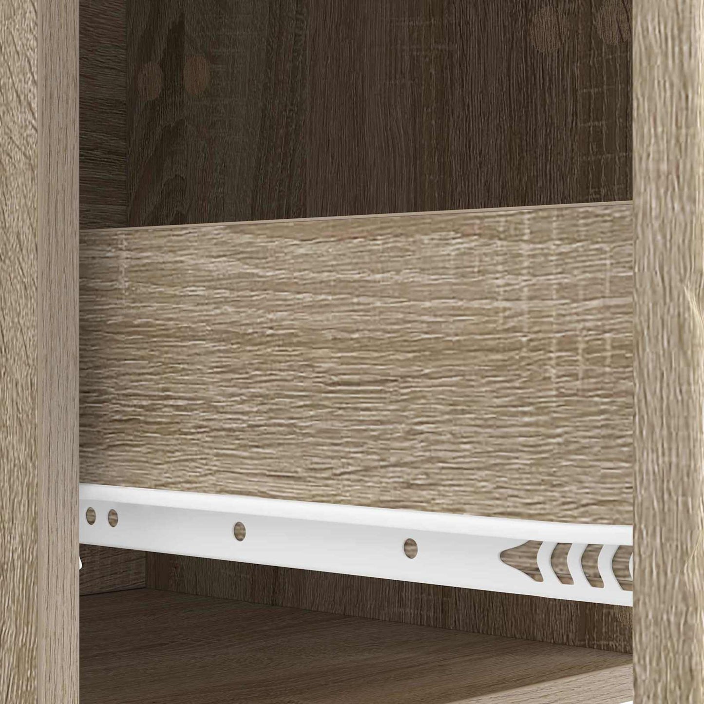Wall-Mounted Bedside Cabinet 2 pcs Sonoma Oak 34.5 x 33 x 40 cm