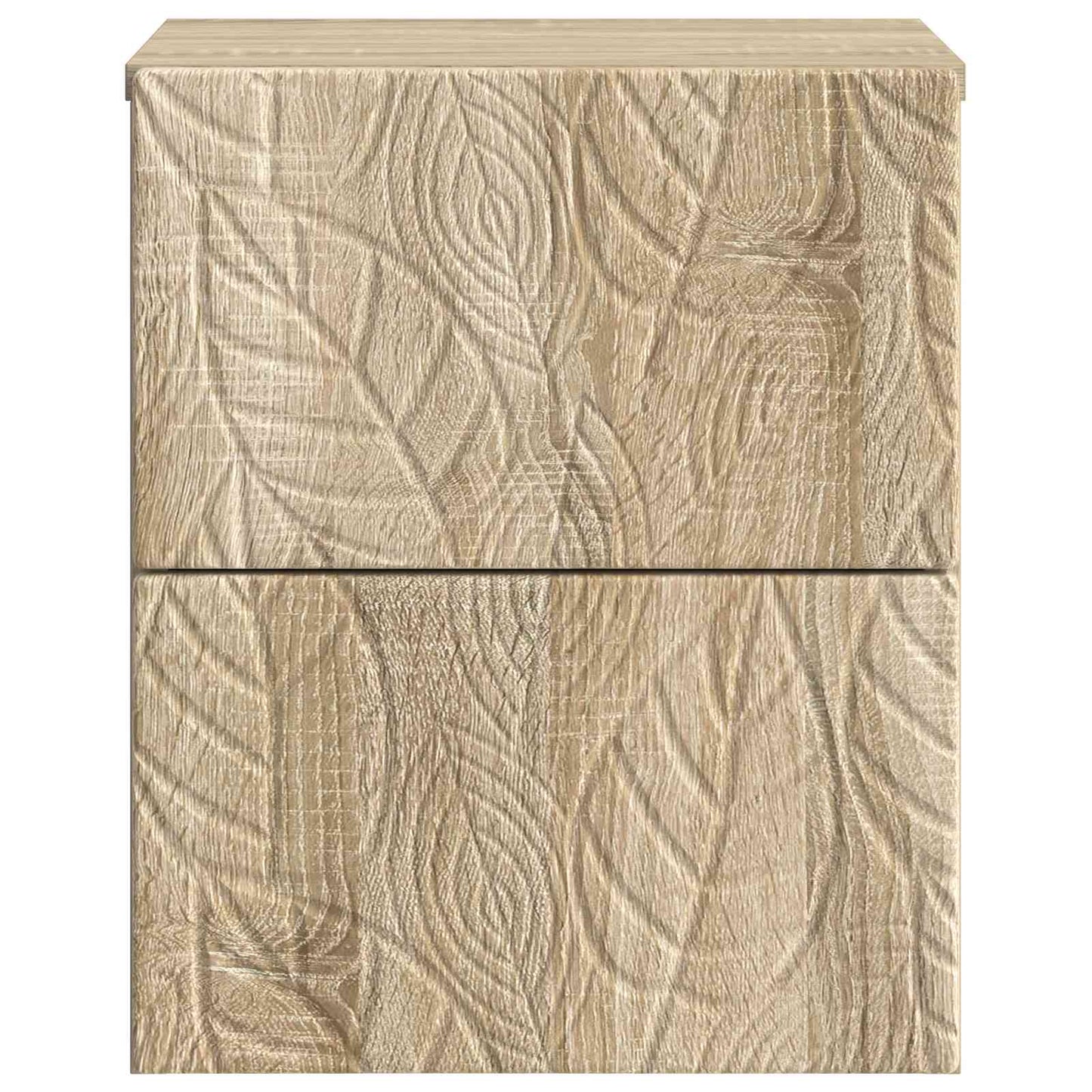 Wall-Mounted Bedside Cabinet 2 pcs Sonoma Oak 34.5 x 33 x 40 cm