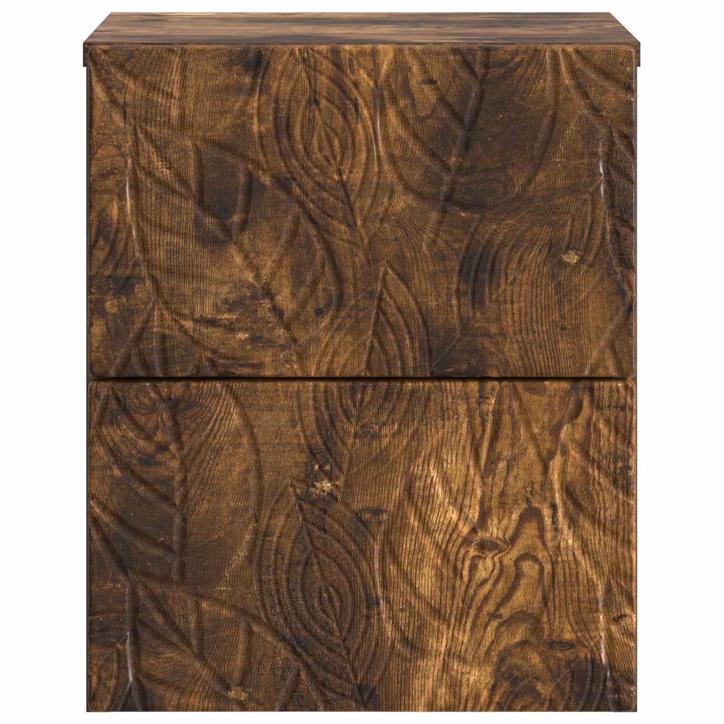 Wall-Mounted Bedside Cabinet Smoked Oak 34.5 x 33 x 40 cm