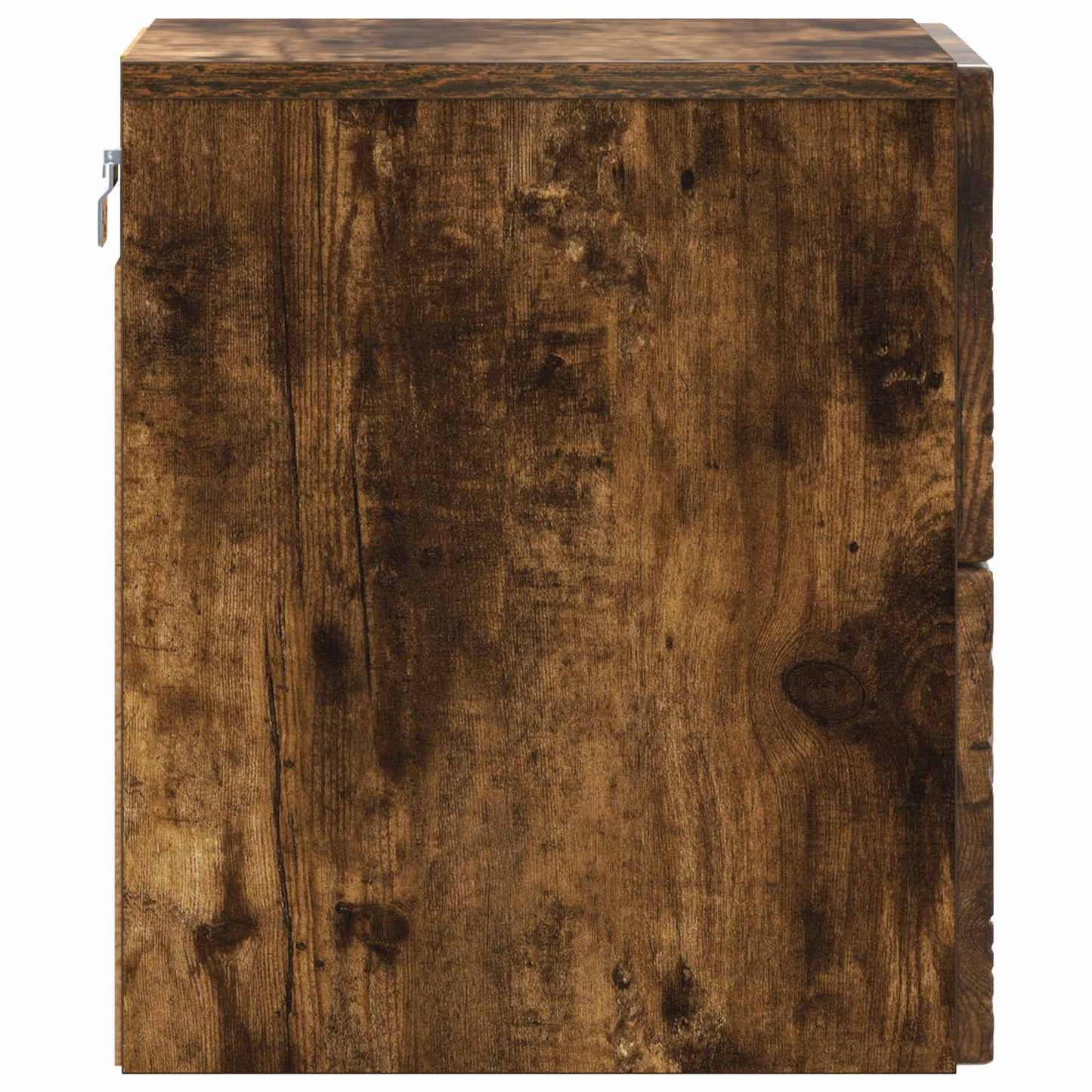 Wall-Mounted Bedside Cabinet Smoked Oak 34.5 x 33 x 40 cm