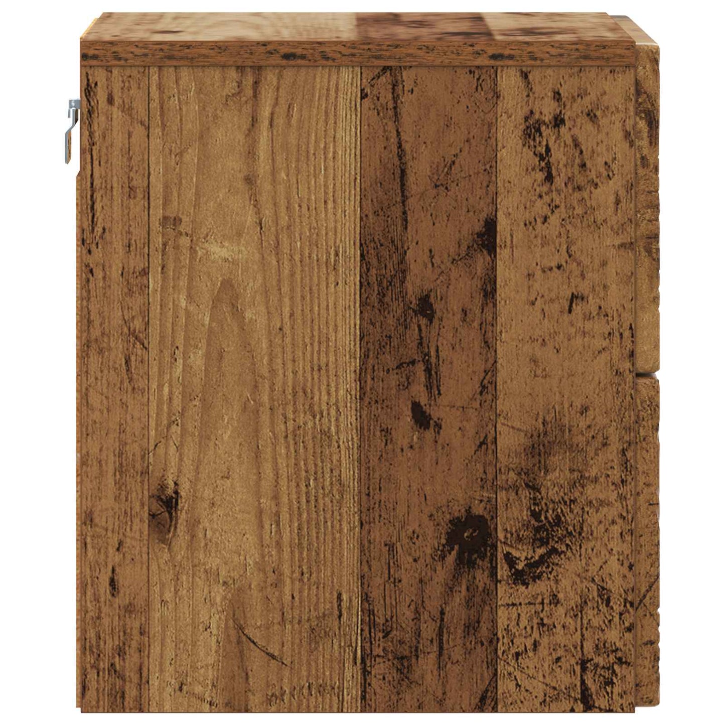 Wall-Mounted Bedside Cabinet 2 pcs Old wood 34.5 x 33 x 40 cm