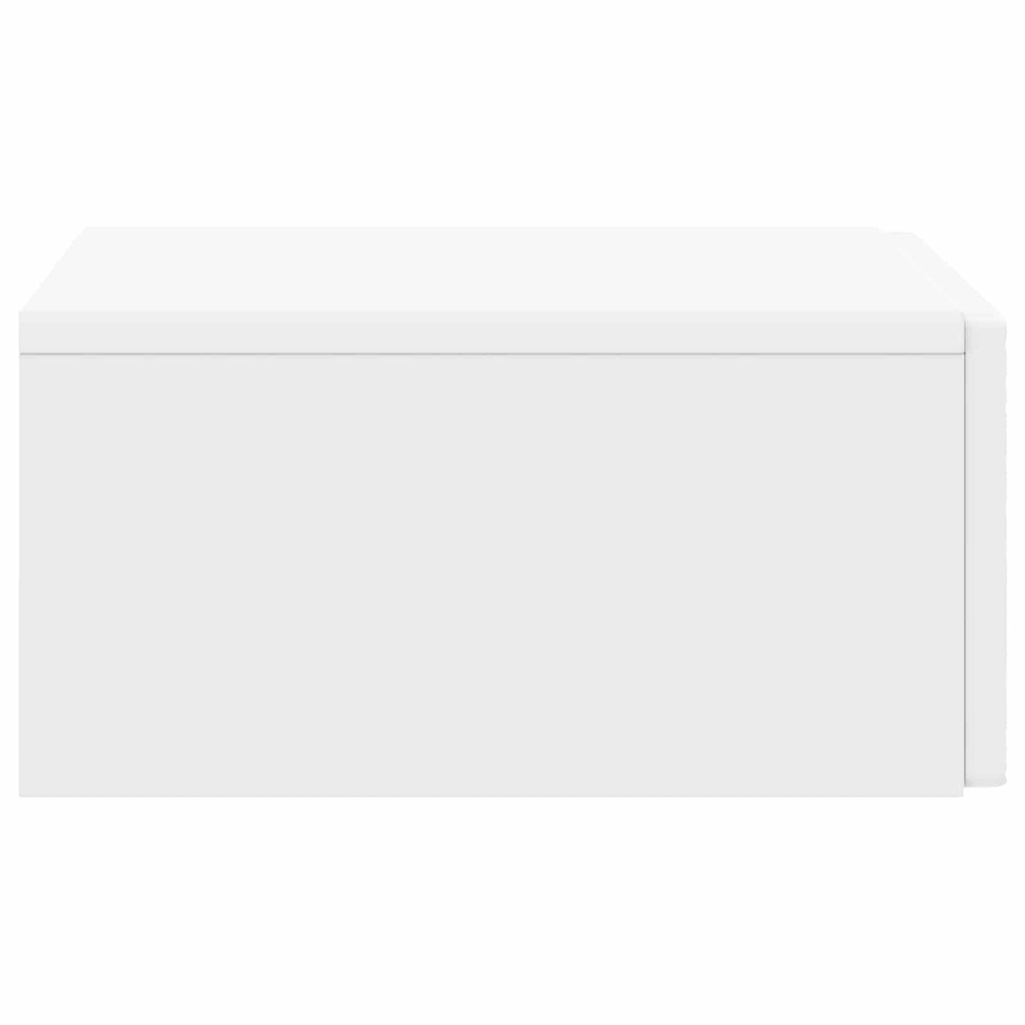 Wall-Mounted Side Table White 59 x 34.5 x 17 cm Engineered Wood