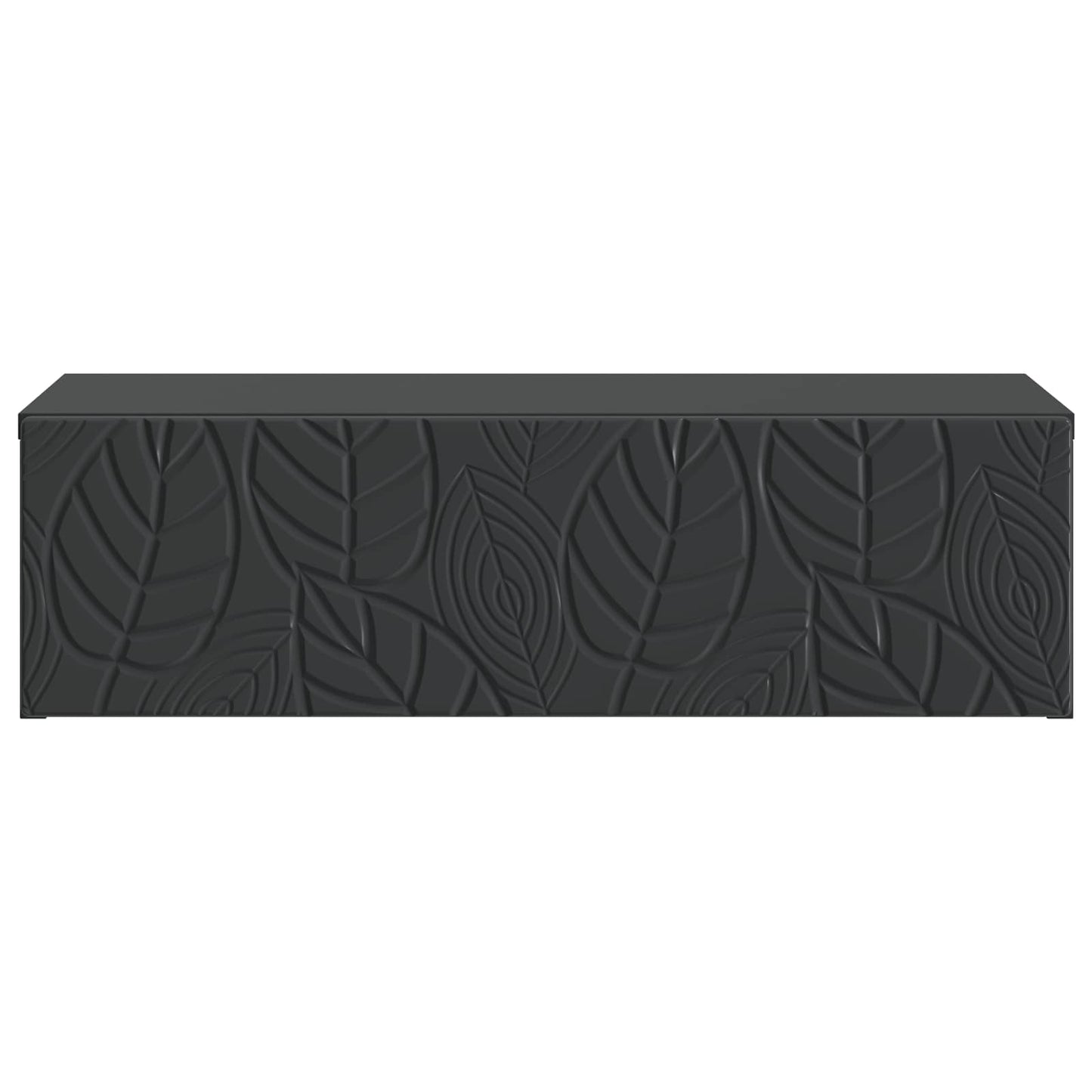 Wall-Mounted Side Table Black 59 x 34.5 x 17 cm Engineered Wood