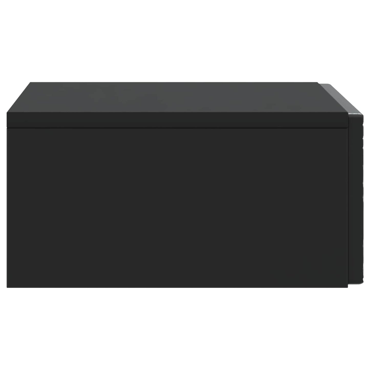 Wall-Mounted Side Table Black 59 x 34.5 x 17 cm Engineered Wood