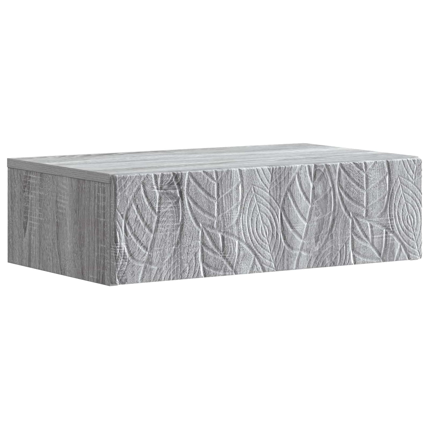 Wall-Mounted Side Table Grey Sonoma 59 x 34.5 x 17 cm